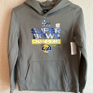 Los Angeles Rams Kids Nike Therma Superbowl Hoodie NFL Youth Medium MSRP $89